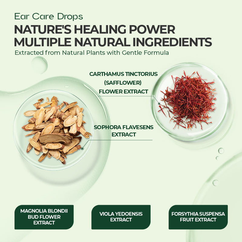 NESLEMY™ Daily Ear Refresh Drops | Natural Plant-Based Ear Cleansing & Hydration | Gentle, Non-Irritating Formula for Adults & Kids (30ml)
