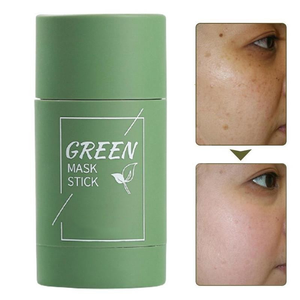 Green Tea Nourishing Clay Stick Mask | Hydrate, Purify & Brighten Skin with Natural Green Tea Extract | Gentle Pore Cleansing & Moisturizing Clay Mask (40g)
