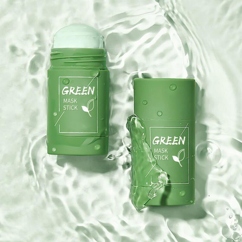 Green Tea Nourishing Clay Stick Mask | Hydrate, Purify & Brighten Skin with Natural Green Tea Extract | Gentle Pore Cleansing & Moisturizing Clay Mask (40g)