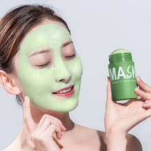 Load image into Gallery viewer, Green Tea Nourishing Clay Stick Mask | Hydrate, Purify & Brighten Skin with Natural Green Tea Extract | Gentle Pore Cleansing & Moisturizing Clay Mask (40g)