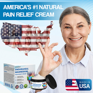 EnduraHeal Magnesium Pain Relief Cream | Natural Herbal Formula for Muscle & Joint Comfort | Fast-Absorbing & Non-Greasy | Multi-Zone Soothing Cream (100ml)