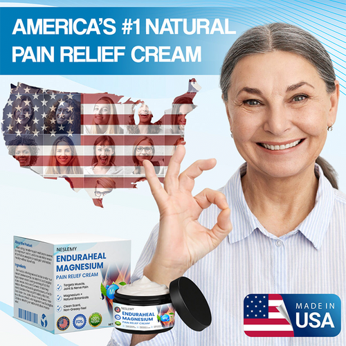 EnduraHeal Magnesium Pain Relief Cream | Natural Herbal Formula for Muscle & Joint Comfort | Fast-Absorbing & Non-Greasy | Multi-Zone Soothing Cream (100ml)