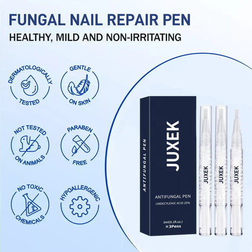 JUXEK Herbal Nail Repair Pen | Gentle Botanical Formula for Nail Strength & Shine | Fast-Absorbing, Non-Greasy Daily Nail Care (3ml)
