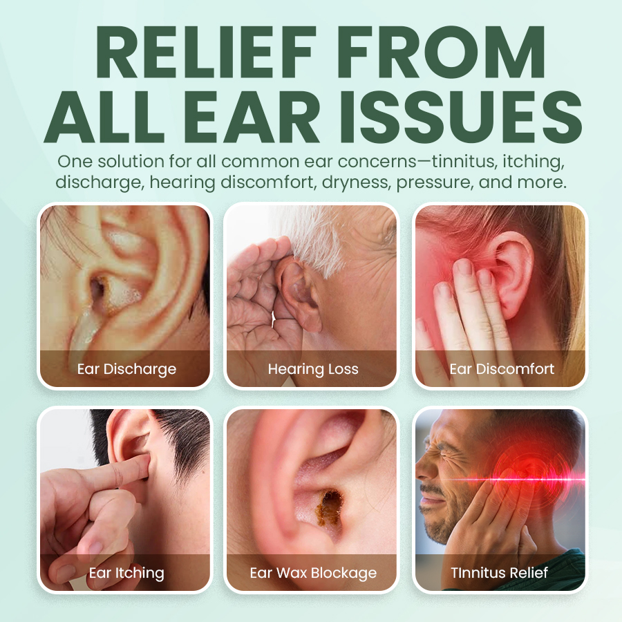 NESLEMY™ Daily Ear Refresh Drops | Natural Plant-Based Ear Cleansing & Hydration | Gentle, Non-Irritating Formula for Adults & Kids (30ml)