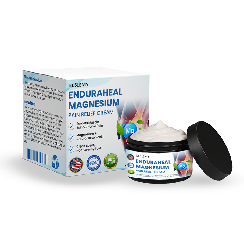 EnduraHeal Magnesium Pain Relief Cream | Natural Herbal Formula for Muscle & Joint Comfort | Fast-Absorbing & Non-Greasy | Multi-Zone Soothing Cream (100ml)